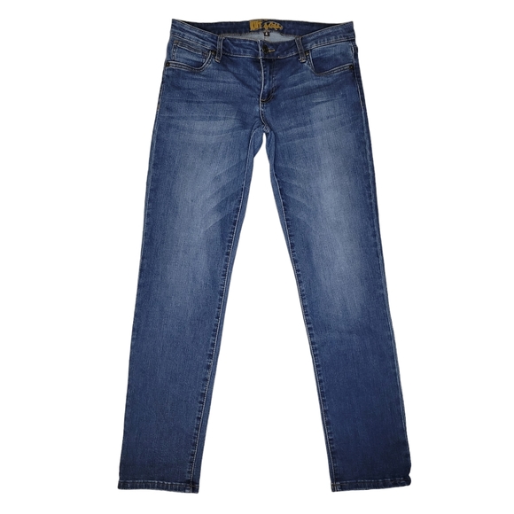Kut from the Kloth Denim - Kut from the Kloth Straight Leg Jeans Mid Rise 4 Womens Blue Stretch KP782MA2